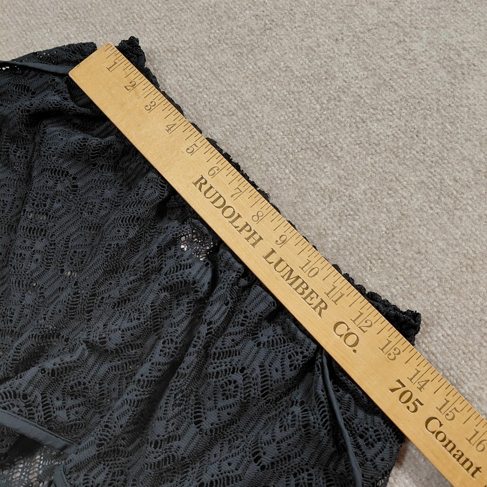 OP Sheer Lace Swim Cover-Up Shorts Boardshorts Black Women's LARGE 11-13 Beach - Picture 3 of 8
